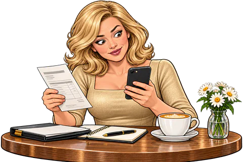 Cleo copies a verified payment address.