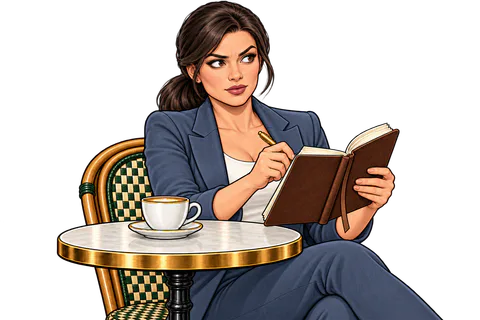 Illustration: Vera rejects and opens her verified bookmark.