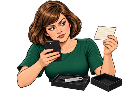 Illustration: She is about to send 1,000 USDC to it.