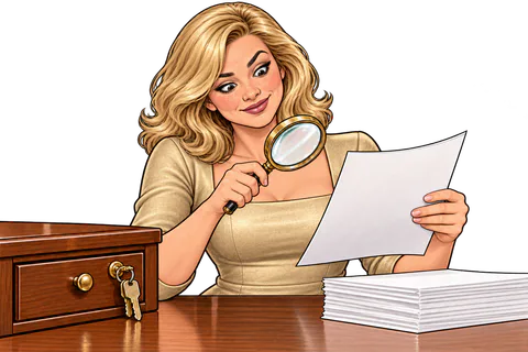 Illustration: Future reports contain evidence, not access.