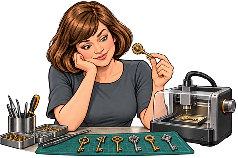 The demo generates a fresh-looking key.