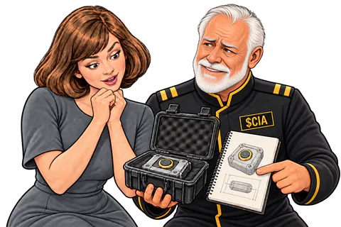 Illustration: Captain Harold checks where the randomness comes from.